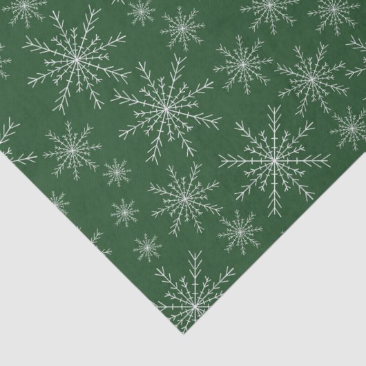 Snowflake Holiday Tissuepapier (Detail)