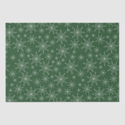 Snowflake Holiday Tissuepapier (Voorkant)