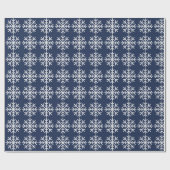 Snowflake Holiday Wrapping Paper Cadeaupapier (Vlak)
