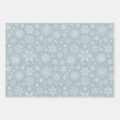 Snowflake Holiday Wrapping Paper Sheets (Voorkant 3)
