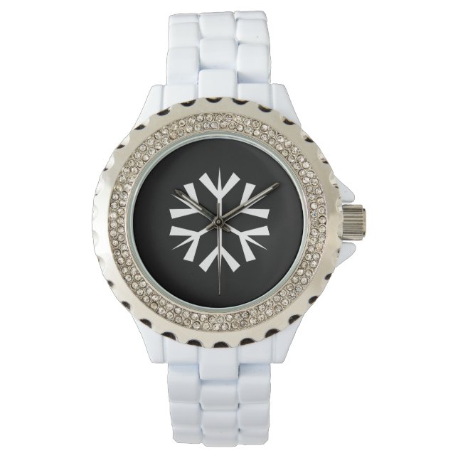 Snowflake Horloge (Voorkant)