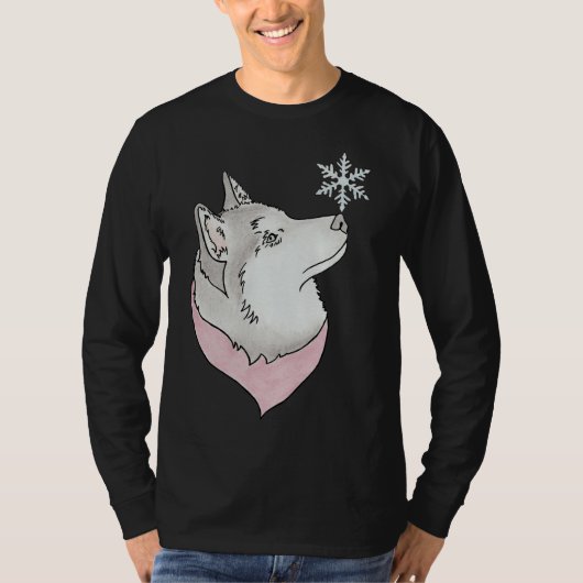 Snowflake Husky T-shirt (Voorkant)