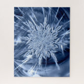 Snowflake Ice Crystal Legpuzzel (Verticaal)