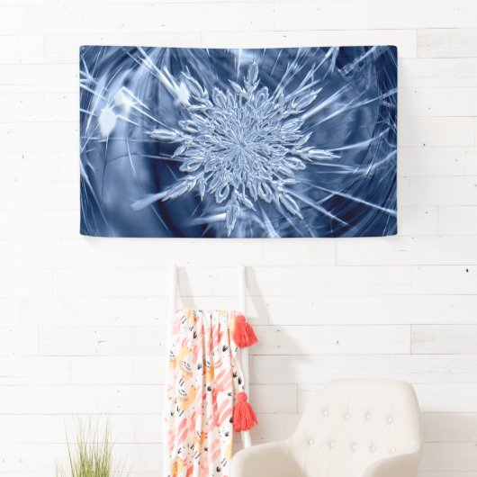 Snowflake Ice Crystal Spandoek (Insitu)