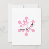 Snowflake Ice-Schaatsen Kaart (Achterkant)