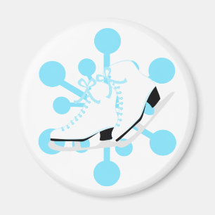 Snowflake Ice-Schaatsen Magneet