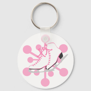 Snowflake Ice-Schaatsen Sleutelhanger