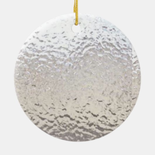 Snowflake in Glas in lood Keramisch Ornament (Achterkant)