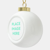 Snowflake ingelijst Ornament keramische bal (Rechts)