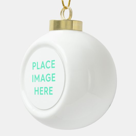 Snowflake ingelijst Ornament keramische bal (Rechts)