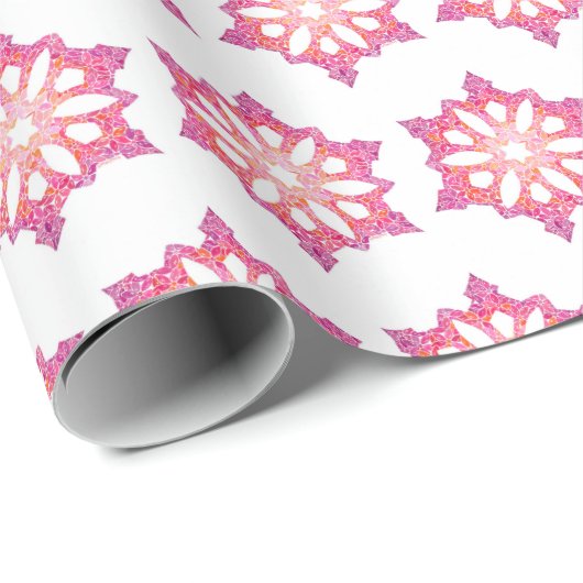 Snowflake inpakpapier (Rol Hoek)
