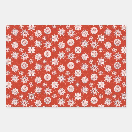 Snowflake Inpakpapier Vel (Voorkant 3)