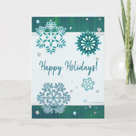 Snowflake Jeweled 3D BLANK Kaart