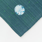 Snowflake Jeweled 3D Fleece Deken (Hoek)