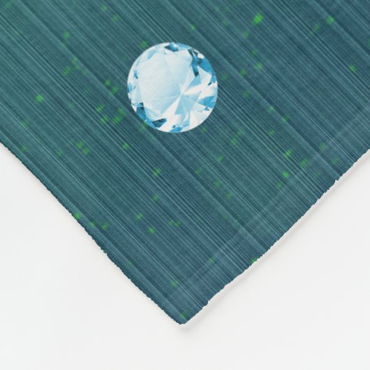 Snowflake Jeweled 3D Fleece Deken (Hoek)