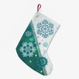 Snowflake Jeweled 3D Kleine Kerstsok