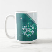 Snowflake Jeweled 3D Koffiemok (Links)