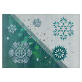 Snowflake Jeweled 3D Snijplank (Voorkant)