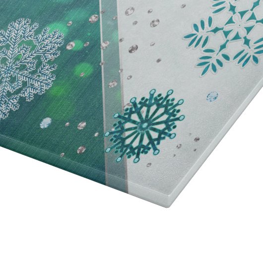 Snowflake Jeweled 3D Snijplank (Hoek)