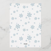 Snowflake Joy 9 Foto's Prettige feestdagen Gold (Achterkant)