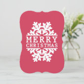 Snowflake Kaart (Staand voorkant)