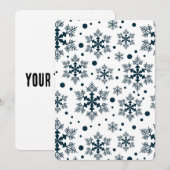 Snowflake Kaart (Voorkant / Achterkant)