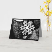 Snowflake Kaart (Gele Bloem)