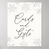 Snowflake-kaarten en Poster van Gifts (Voorkant)