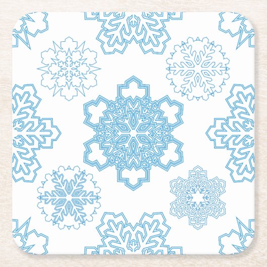 Snowflake Kartonnen Onderzetters (Voorkant)