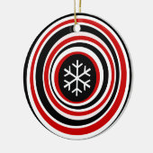 Snowflake Keramisch Ornament (Links)
