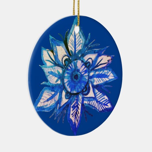 Snowflake keramisch Ornament (Rechts)