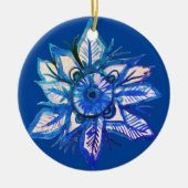 Snowflake keramisch Ornament (Voorkant)