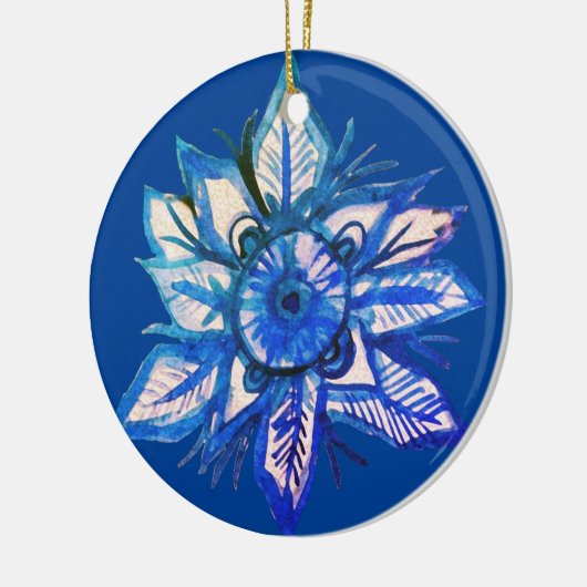 Snowflake keramisch Ornament (Links)