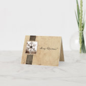  Snowflake kerst Feestdagen Kaart (Voorkant)