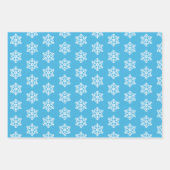 Snowflake kerst inpakpapier vel (Voorkant 2)