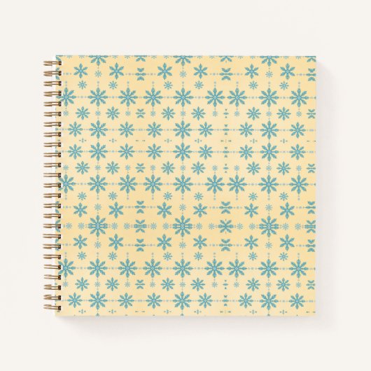 Snowflake kerst Notitieboek (Voorkant)