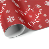 Snowflake kerstakelpapier voor fijne kerstaven in  cadeaupapier (Rol Hoek)