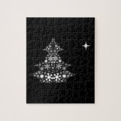 Snowflake kerstboom legpuzzel (Verticaal)