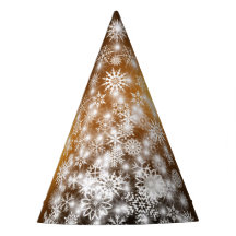 Snowflake kerstboom met gouden achtergrond