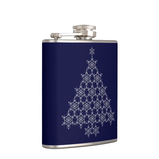 Snowflake kerstboomkolf heupfles (Rechts)