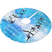 Snowflake kerstboomrok kerstboom rok (Gekanteld)