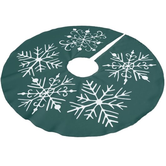 Snowflake kerstboomrok kerstboom rok (Gekanteld)