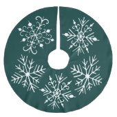 Snowflake kerstboomrok kerstboom rok (Voorkant)