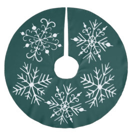 Snowflake kerstboomrok kerstboom rok