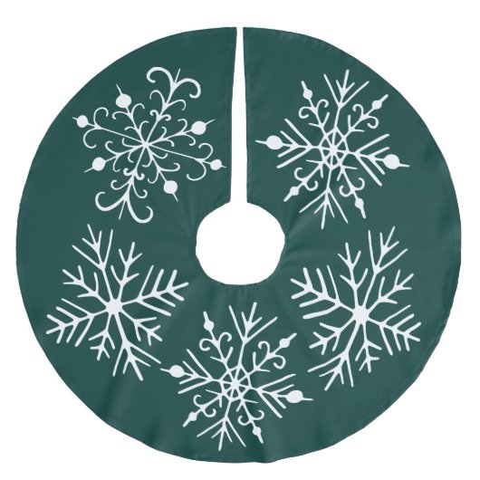 Snowflake kerstboomrok kerstboom rok (Voorkant)