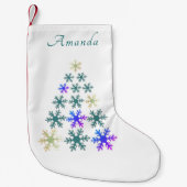 Snowflake-kerstboomscript Kleine Kerstsok (Voorkant)