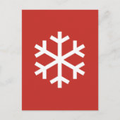 Snowflake-kerstBriefkaart Briefkaart (Voorkant)