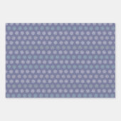 Snowflake kerstbundel: Periwinkle Blue Inpakpapier Vel (Voorkant)