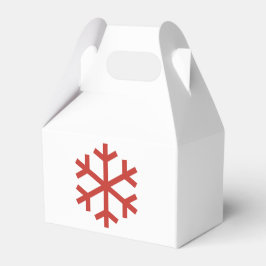 Snowflake kerstcadeaudoos bedankdoosjes