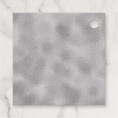 Snowflake-kerstfeestdag Bedankjes Labels (Achterkant)